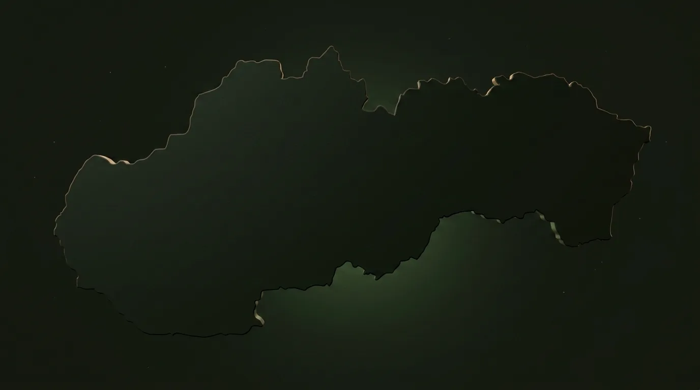 Mapa pôsobnosti Altanika — Slovensko
